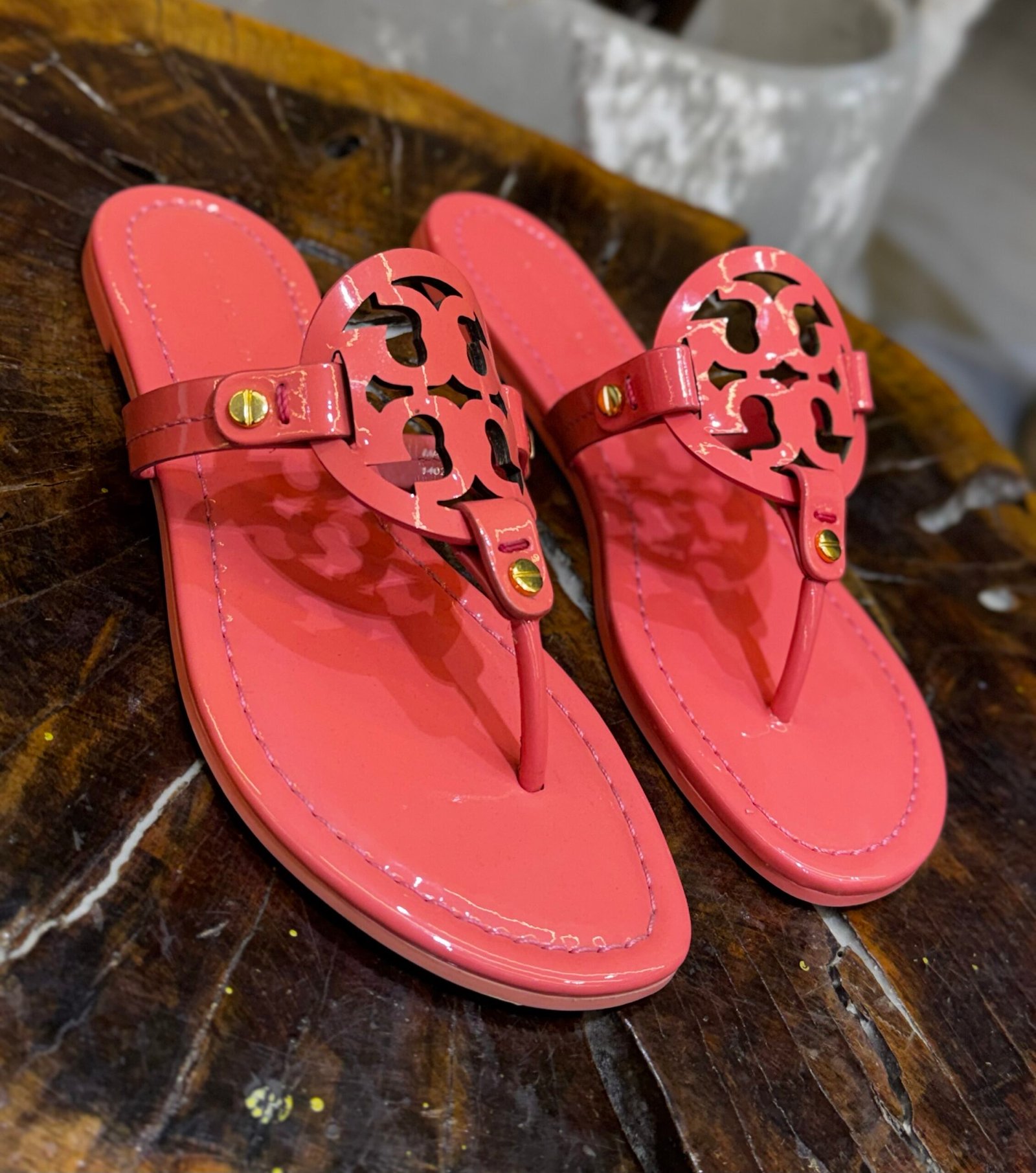 img_4398 MILLER PATENT LEATHER SANDAL - Image 1