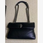 Kurt Geiger London Mini Kew Leather Convertible Crossbody Shoulder Bag. - Image 6