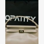 JW PEI Carmen Top Handle Bag in the color Apricot. - Image 3