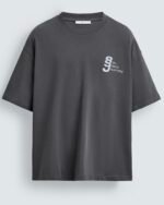 ZARA Contrast Print T-Shirt from the ZARA Man collection, featuring a graphic print on the front.