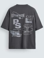 ZARA Contrast Print T-Shirt from the ZARA Man collection, featuring a graphic print on the front. - Image 2