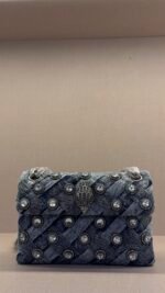 KURT GEIGER LONDON -MINI DENIM KENSINGTON BAG - Image 2