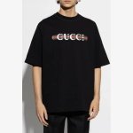 GUCCI LOGO-PRINT COTTON T-SHIRT - Image 2