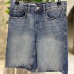 BAGGY FIT DENIM BERMUDA SHORTS