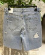 DISTRESSED DEANIM SHORTS - Image 4