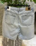 STRAIGHT FIT DENIM BERMUDA SHORTS - Image 3