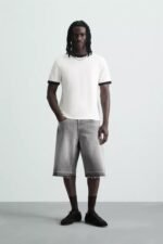 BAGGY FIT DENIM BERMUDA SHORTS - Image 2