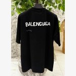 BALENCIAGA HAND-DRAWN LOGO T-SHIRT - Image 5