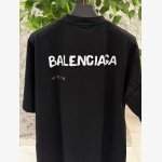 BALENCIAGA HAND-DRAWN LOGO T-SHIRT - Image 3