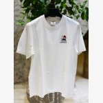 CASABLANCA “MONTAGNE ONDULÉE” LOGO PRINT COTTON JERSEY T-SHIRT