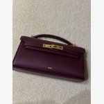 JW PEI Noor Top Handle Bag in Deep Burgundy. - Image 6