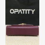 JW PEI Noor Top Handle Bag in Deep Burgundy. - Image 4