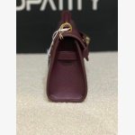 JW PEI Noor Top Handle Bag in Deep Burgundy. - Image 3