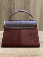 ELISE LARGE FAUX SUEDE TOP HANDLE BAG - Image 4