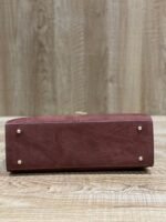 ELISE LARGE FAUX SUEDE TOP HANDLE BAG - Image 5