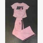 Stylish Girls Casual Sweatshirt and Trouser Combo