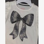 Trendy Girls 2-Piece Black & White Top Set - Image 4