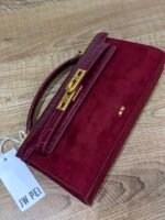 NOOR FAUX SUEDE TOP HANDLE BAG - Image 5