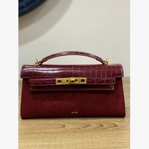 NOOR FAUX SUEDE TOP HANDLE BAG