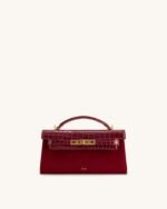 NOOR FAUX SUEDE TOP HANDLE BAG - Image 4