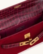 NOOR FAUX SUEDE TOP HANDLE BAG - Image 6