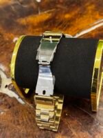 MICHAEL KORS SLIM RUNWAY THREE-HAND GOLD-TONE STAINLESS STEEL WATCH - Image 5