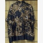 PRINTED SILK TWILL BOWLING SHIRT - Image 4