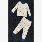 4-PIECE SNUG-FIT COTTON PAJAMA SET - Image 3
