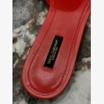 DG AMORE FLAT LEATHER SANDALS - Image 4