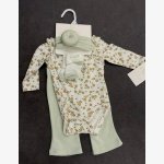 Baby girl 4-piece outfit set