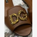 DG AMORE FLAT LEATHER SANDALS - Image 2