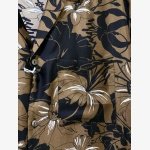 PRINTED SILK TWILL BOWLING SHIRT - Image 3