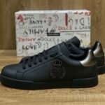 PORTOFINO LIGHT-STROBEL CROWN PATCH SNEAKERS