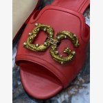 DG AMORE FLAT LEATHER SANDALS - Image 2