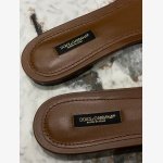 DG AMORE FLAT LEATHER SANDALS - Image 4