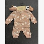 Three-piece baby girl clothing set