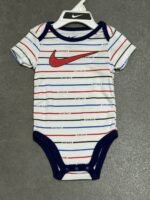 Nike Infant Boys Swoosh Stripe Bodysuit and Shorts 2-Piece Set - Image 3
