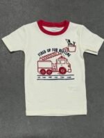 Toddler boy fire truck pajama set - Image 3