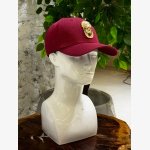 QUEEN IDIA WINE/GOLD SNAPBACK