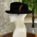 JAXON & JAMES CRUSHABLE C-CROWN WOOL FELT FEDORA HAT