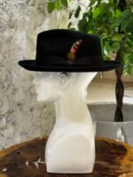 JAXON & JAMES CRUSHABLE C-CROWN WOOL FELT FEDORA HAT