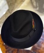 JAXON & JAMES CRUSHABLE C-CROWN WOOL FELT FEDORA HAT - Image 3