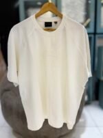 OFF WHITE RAGLAN STACKED DIAS WASHED JERSEY T-SHIRT