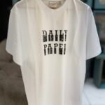 WHITE DP BLOCKED SS T-SHIRT