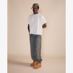 OFF WHITE RAGLAN STACKED DIAS WASHED JERSEY T-SHIRT - Image 5