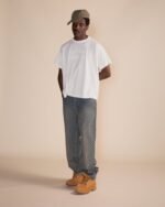 OFF WHITE RAGLAN STACKED DIAS WASHED JERSEY T-SHIRT - Image 5