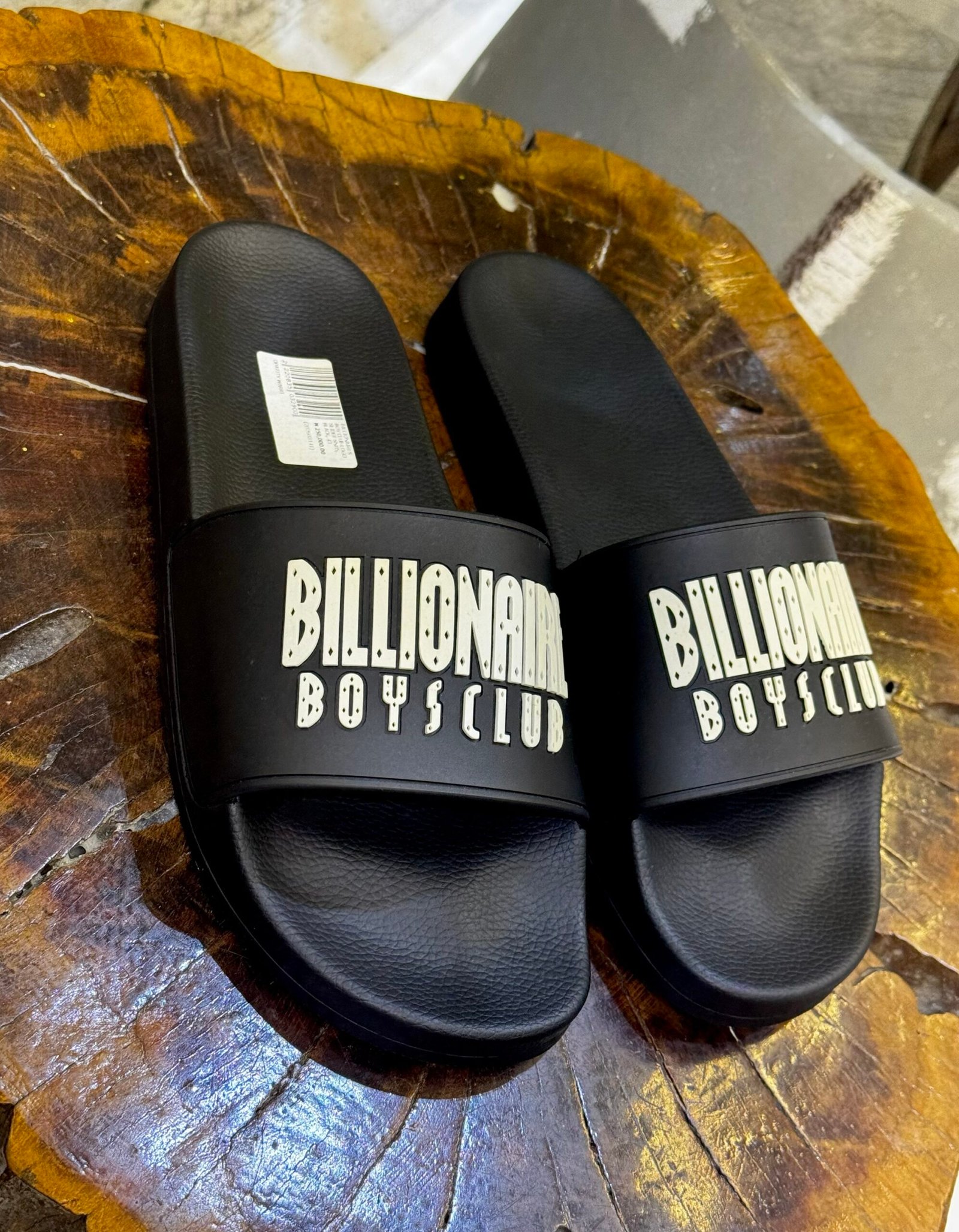 img_0854 BILLIONAIRE BOYS CLUB STRAIGHT LOGO SLIDER - Image 1