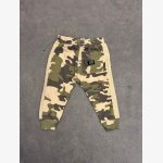 Volcom boys' sweatsuit set features a camo-print crewneck sweatshirt with a large smiley face graphic and matching jogger pants. - Image 4