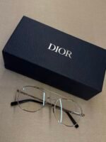 Dior- DiorBotanicaO S6U Geometric Silver-Tone Glasses