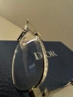 Dior- DiorBotanicaO S6U Geometric Silver-Tone Glasses - Image 2